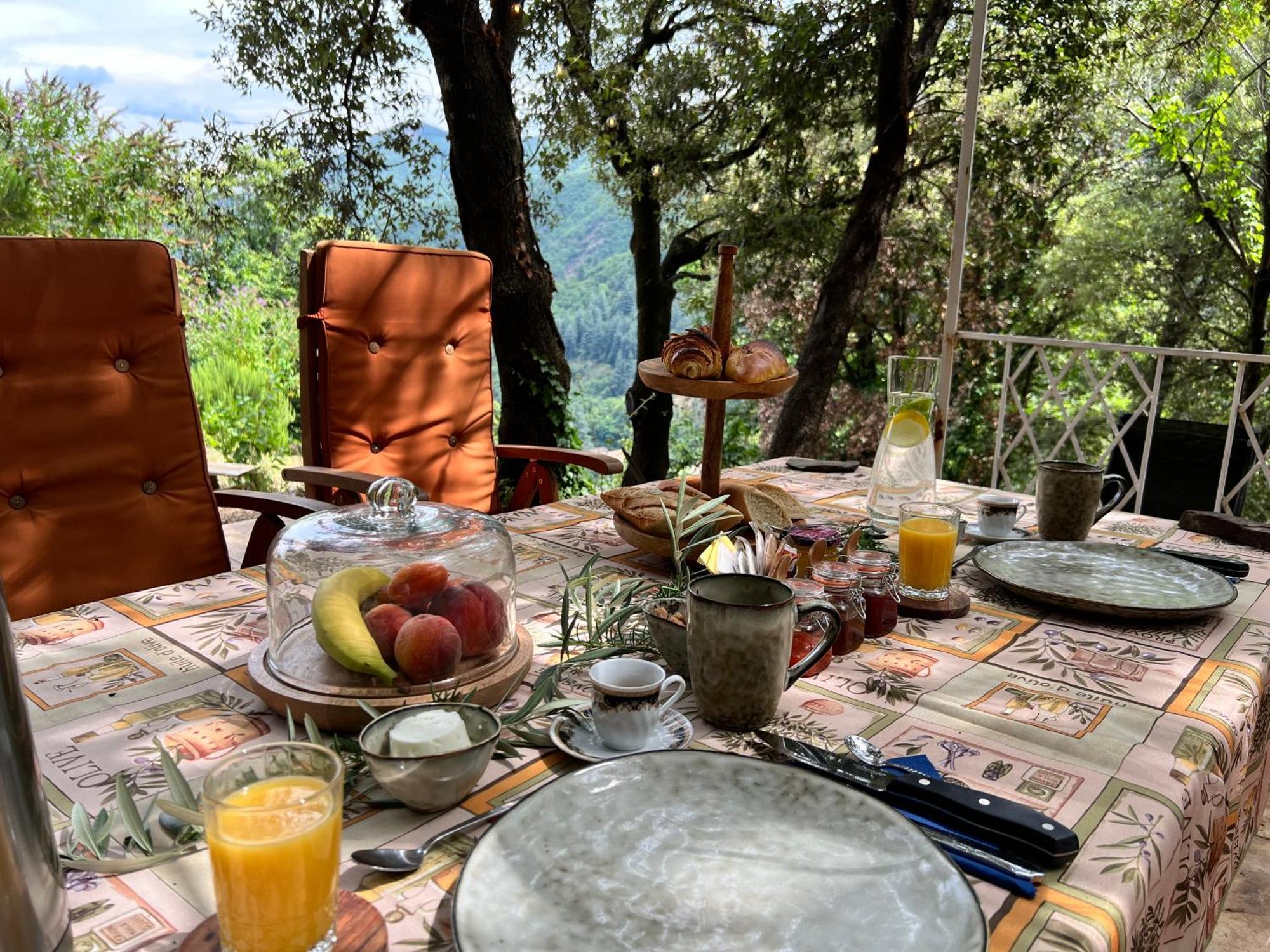 Les Magnels Bed & Breakfast Valleraugue Exterior foto